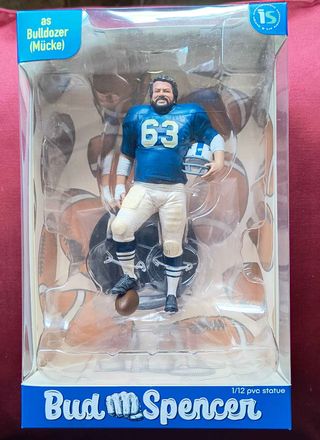 Bud Spencer Bulldozer Statua 1/12 PVC Nuova