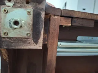 Mesa Comedor Extensible Madera Marrón maciza