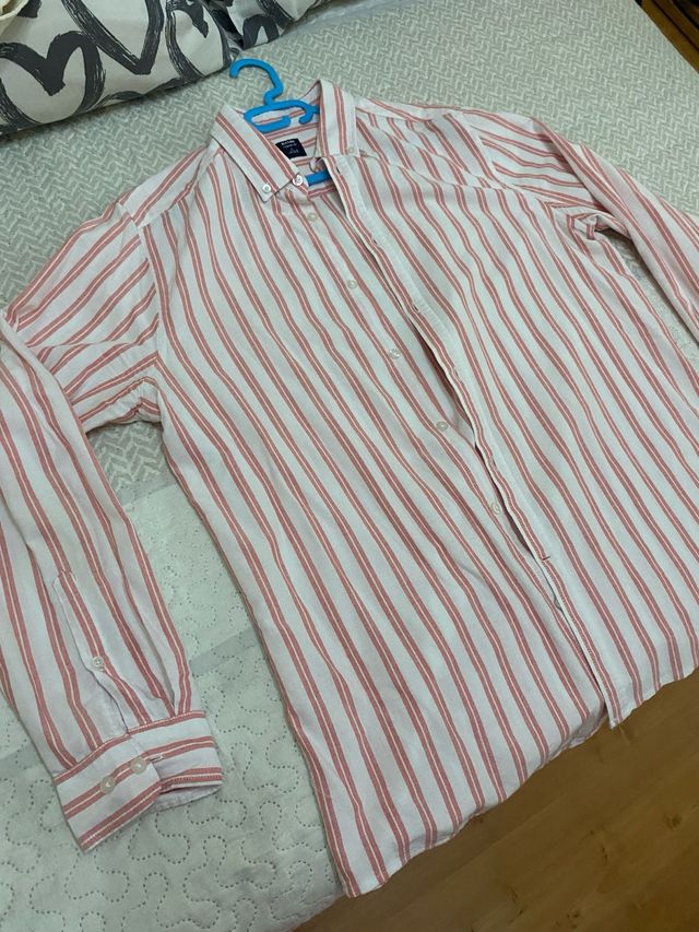 Camisa Kiabi Rayas Rosa