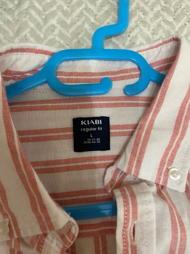 Camisa Kiabi Rayas Rosa