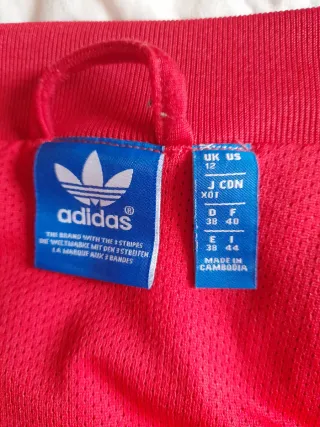 M Chaqueta Adidas Originals Roja y Blanca