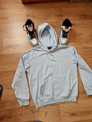 Sudadera H&M Azul Talla S + Zapatillas Nike Talla 