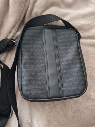 Bolso bandolera Armani Jeans negro