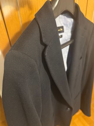 Americana Mujer Massimo Dutti azul marino