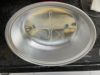 Olla Eléctrica Roja con Tapa de Cristal