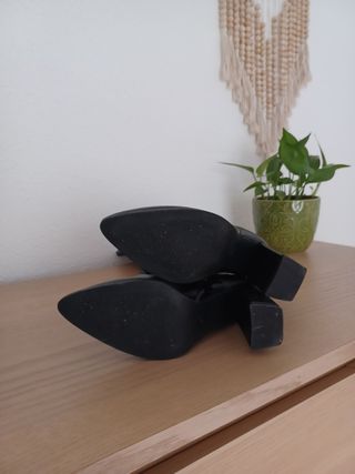 Botas altas negras mujer