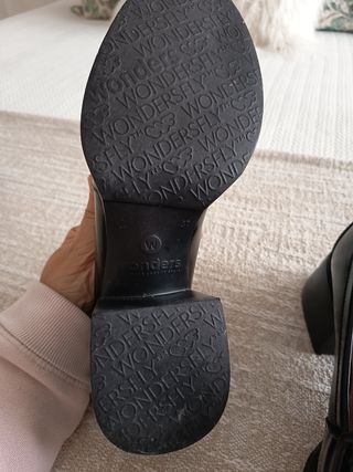 Zapatos Wonders Negros Talla 37