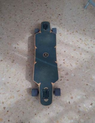 Monopatín Longboard Negro Poco Usado