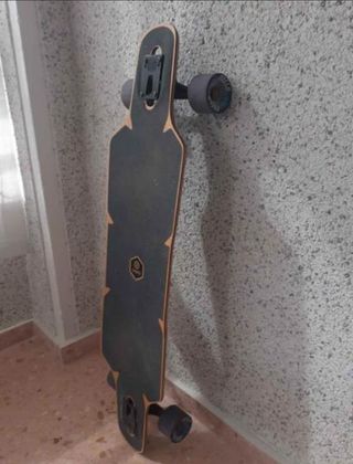 Monopatín Longboard Negro Poco Usado