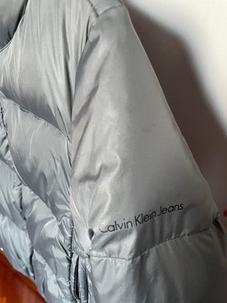 Piumino Calvin Klein Grigio