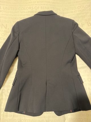 Americana Mujer Azul Marino Zara