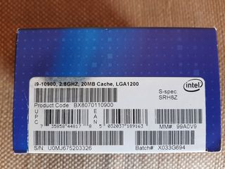 Procesador Intel Core i9-10900 10th Gen LGA1200