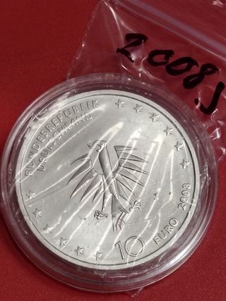 Moneda Plata 925 10€ 18gr Alemania Gorch Fock