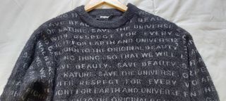 Jersey Desigual negro con texto