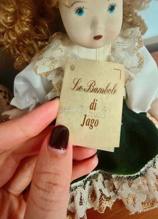Set di due Bambole Porcellana Biscuit Vintage 
