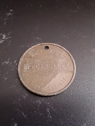 Chapa antigua ELECTROFLEX Plástico