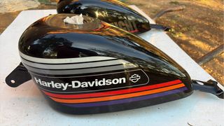 Tres Depósito Gasolina Harley Davidson