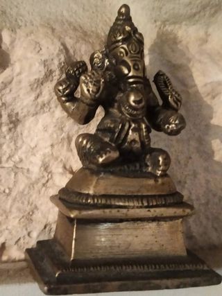 Ganesha antiguo en bronce – pieza única con alma