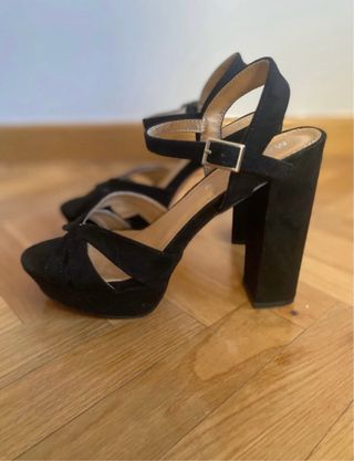 Tacones Marypaz Negros Talla 40