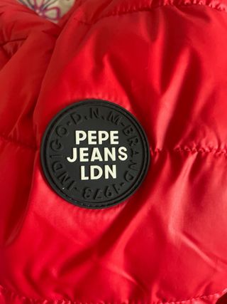 Chaqueta Pepe Jeans Roja Talla XS Nueva