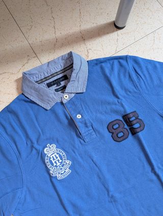 Polo Tommy Hilfiger Azul Slim Fit