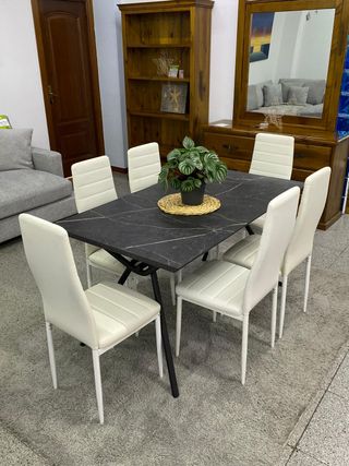 Mesa nueva + 6 sillas OFERTA