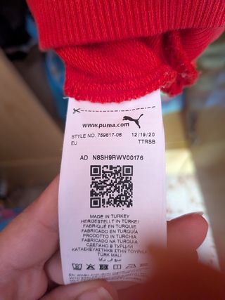 Sudadera Puma PSV Roja