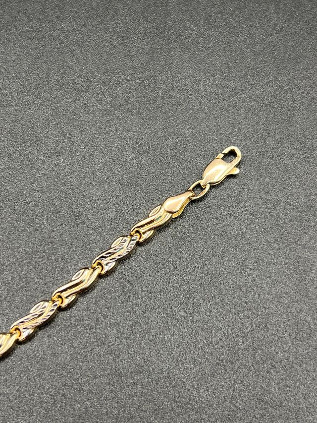 Bracciale in oro combinato 14k 5.74gr