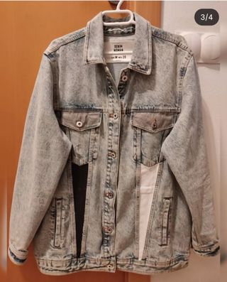 Chaqueta vaquera pintada a mano