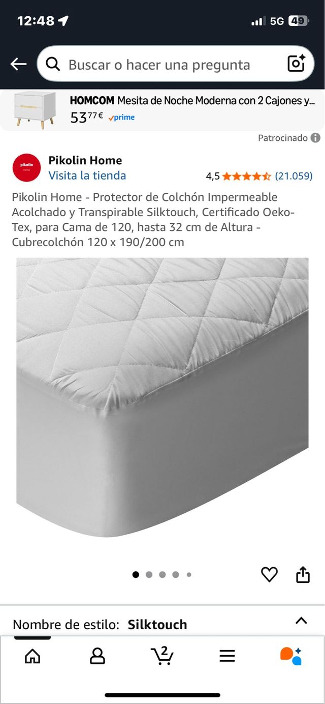 Pikolin Home Protetor de Colchão Impermeável Ref. 38