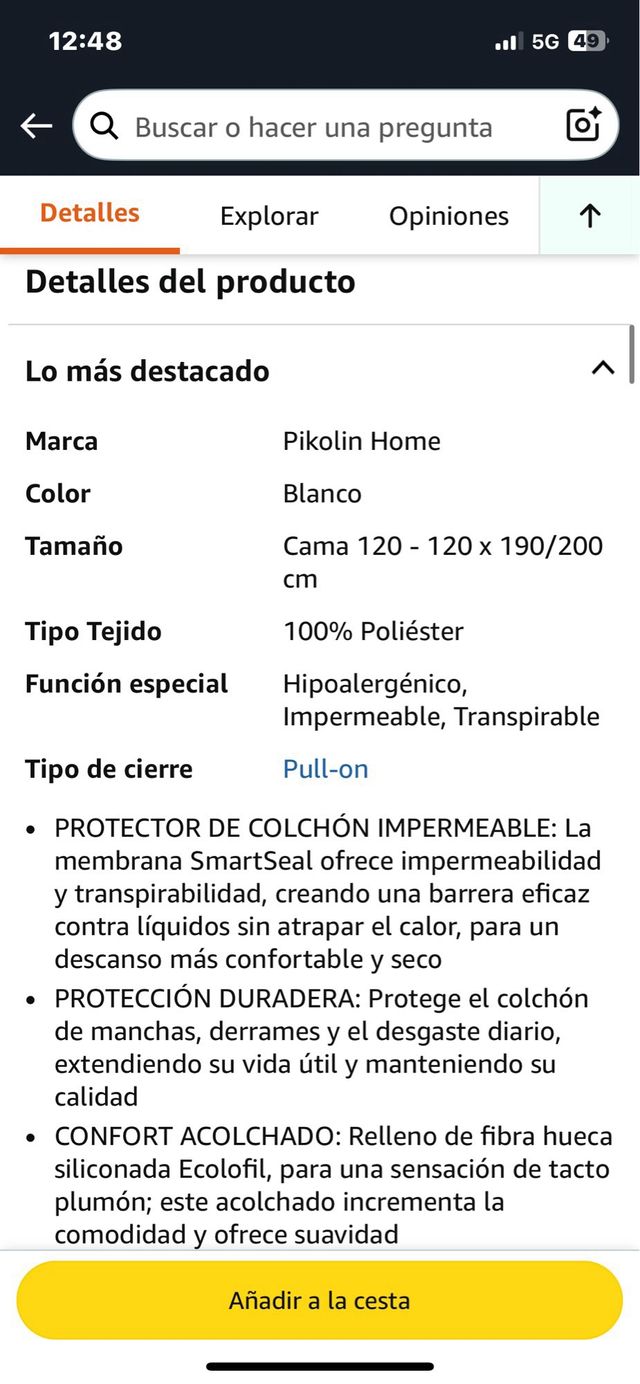 Pikolin Home Protetor de Colchão Impermeável Ref. 38