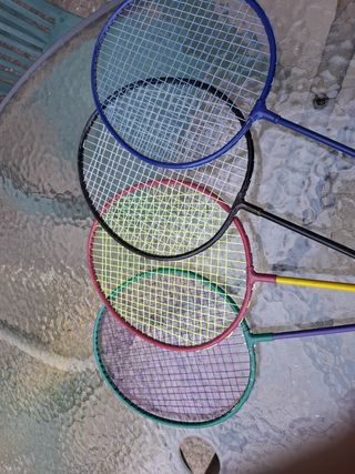 Lote 4 Raquetas de Bádminton