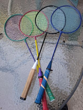 Lote 4 Raquetas de Bádminton