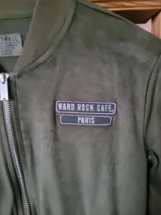 Giubbotto Hard Rock Cafe Verde Oliva Donna XS