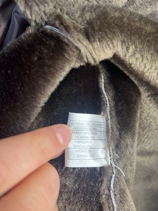 Chaquetón de Piel Marrón