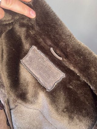 Chaquetón de Piel Marrón