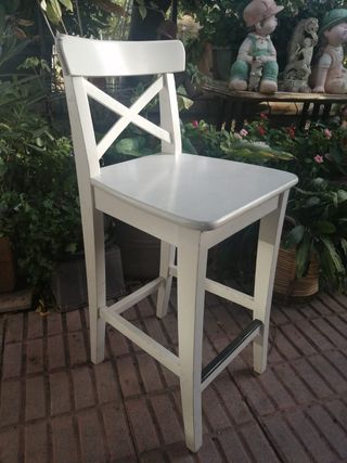 2 Sillas Altas Blancas Ikea