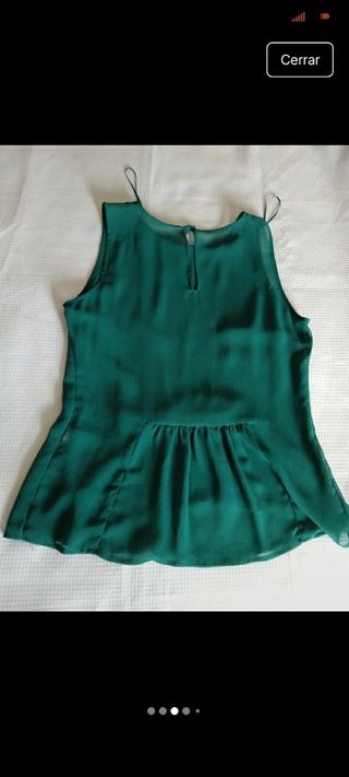 Camisa verde mujer Trafaluc Zara L