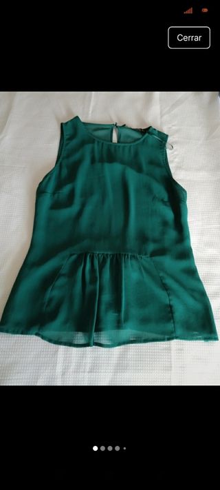Camisa verde mujer Trafaluc Zara L