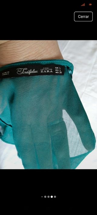 Camisa verde mujer Trafaluc Zara L