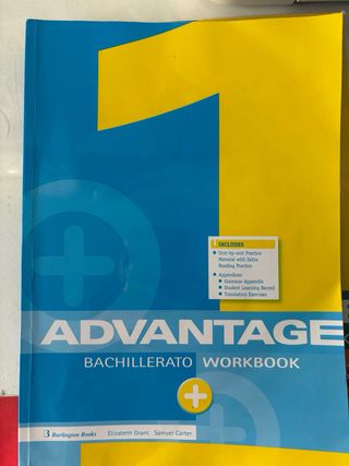 ADVANTAGE FOR BACHILLERATO 1 Students and workbook