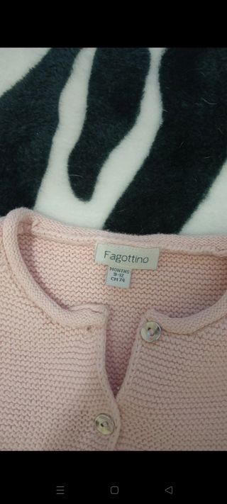 Maglioncino bimba rosa Faggotino