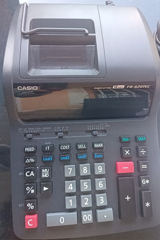 Calculadora Casio FR-620TEC Euro & Tax