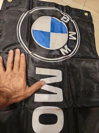 Bandera BMW Motor Boxer Negra
