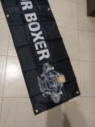 Bandera BMW Motor Boxer Negra