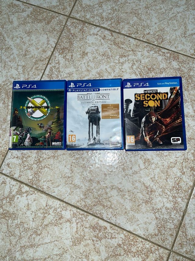 3 Juegos PS4