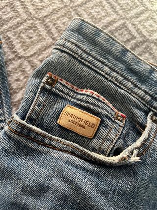 Pantalón vaquero Springfield azul