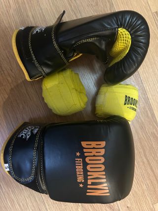 Guantes Boxeo Brooklyn Talla S + Vendas
