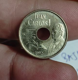 25 PESETAS 1992