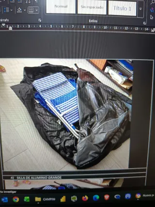 Cofre de tela para coche.